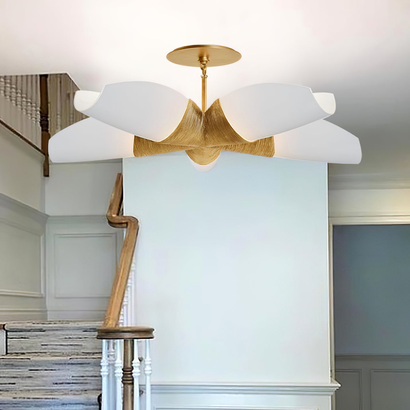 Utopia Five Arm Chandelier - Cueteks