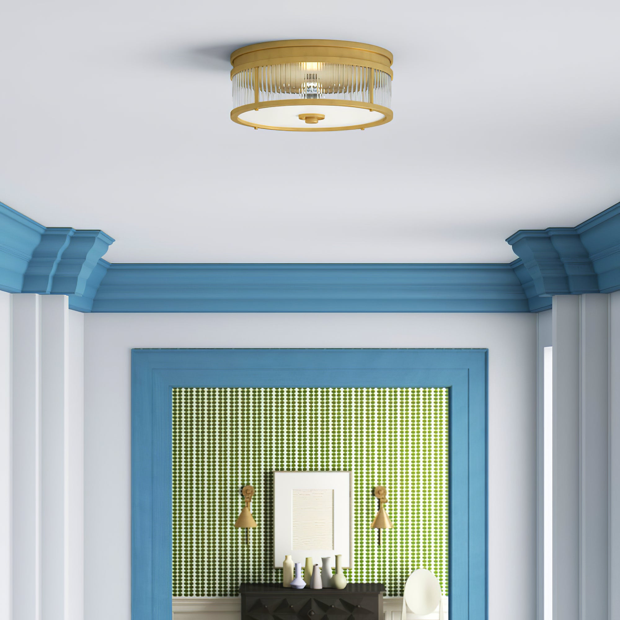 Allen Round Flush Mount - Cueteks