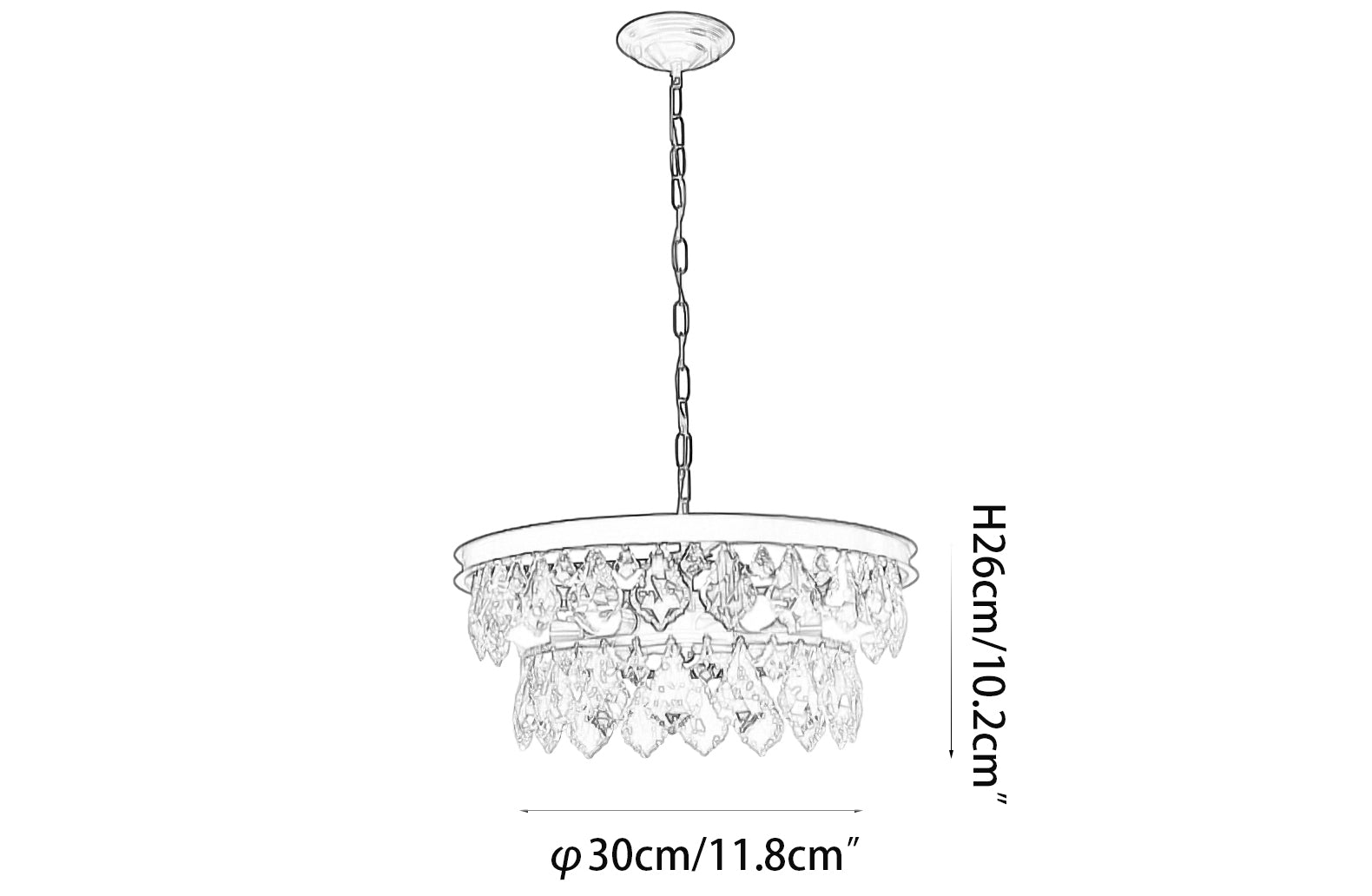 Modern luxury crystal chandelier - Cueteks