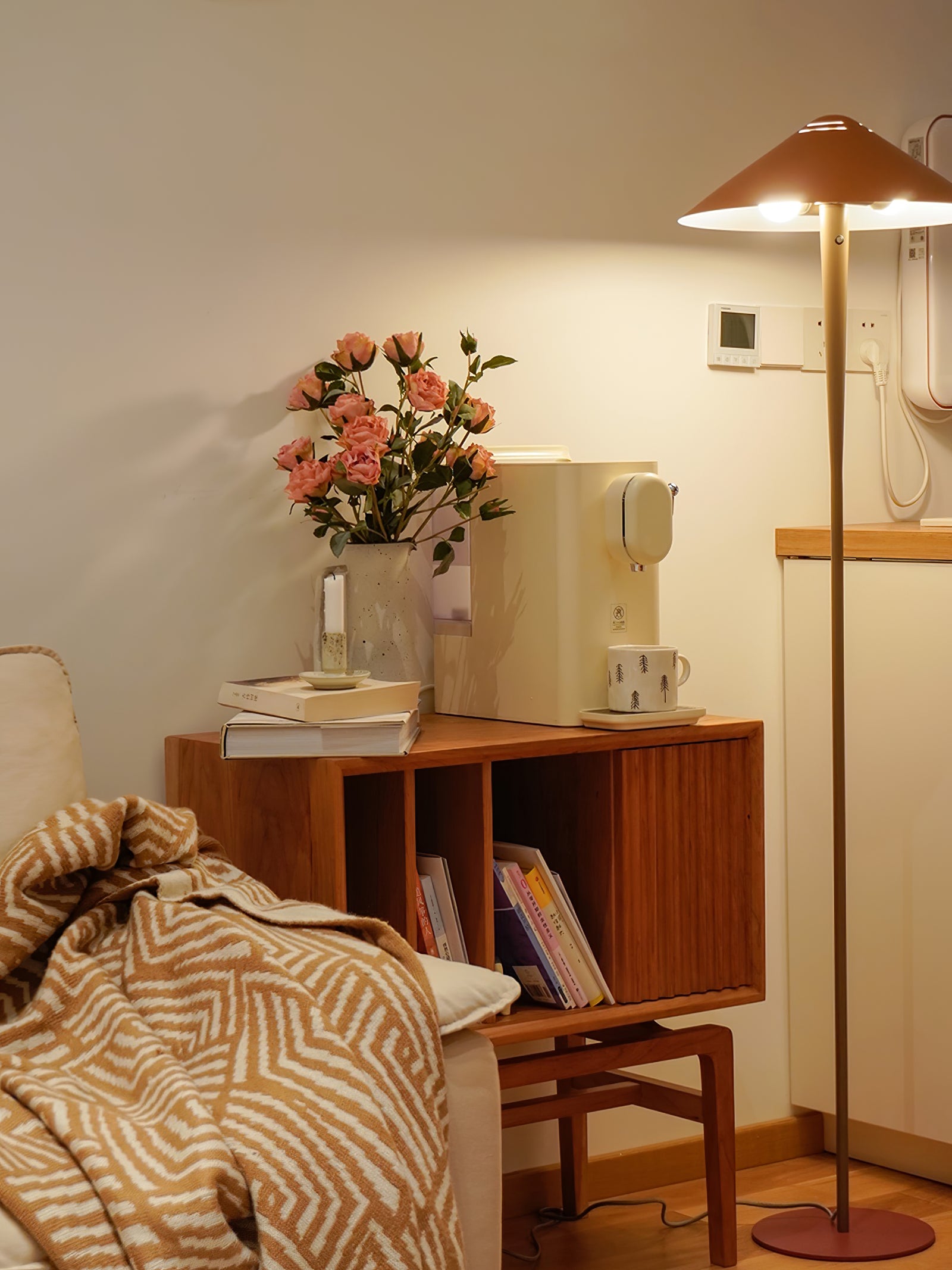 Cone Shade Modern Floor Lamp - Cueteks