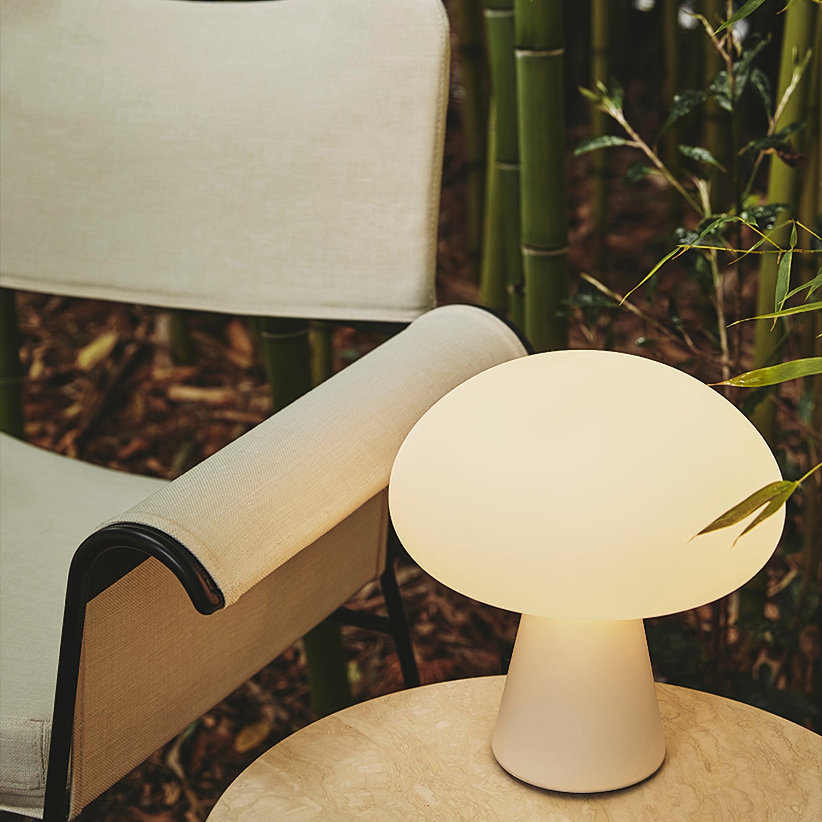 Obello Portable Mushroom Table Lamp - Cueteks