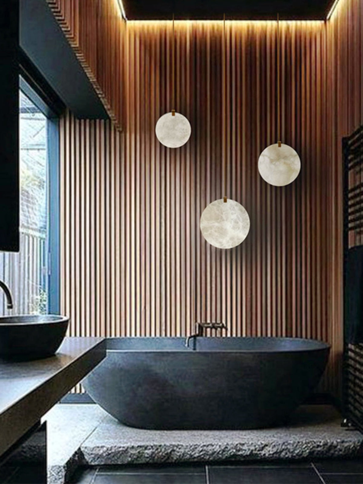 Tiered Alabaster Staircase Chandelier - Cueteks
