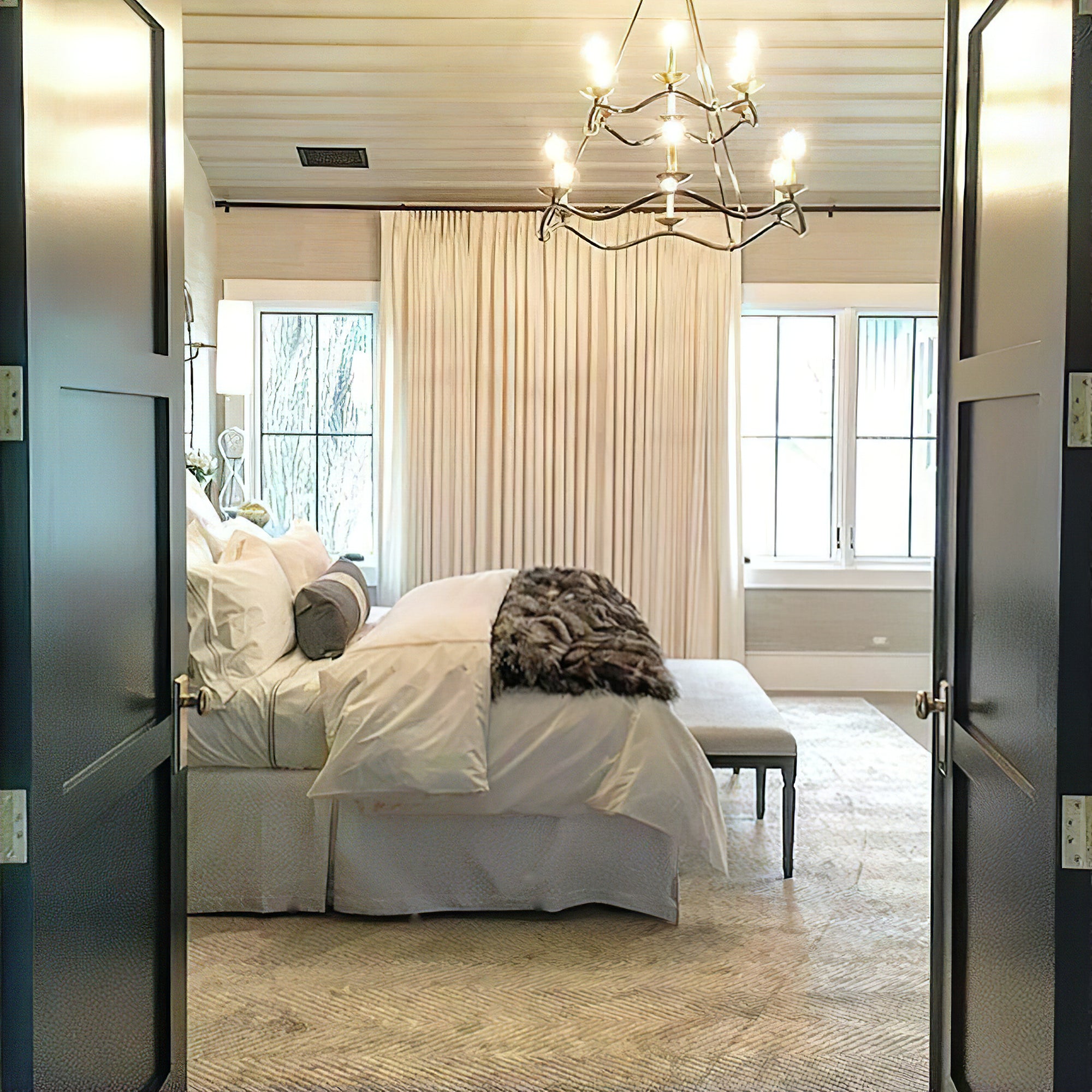 Choros Double Layer Chandelier - Cueteks