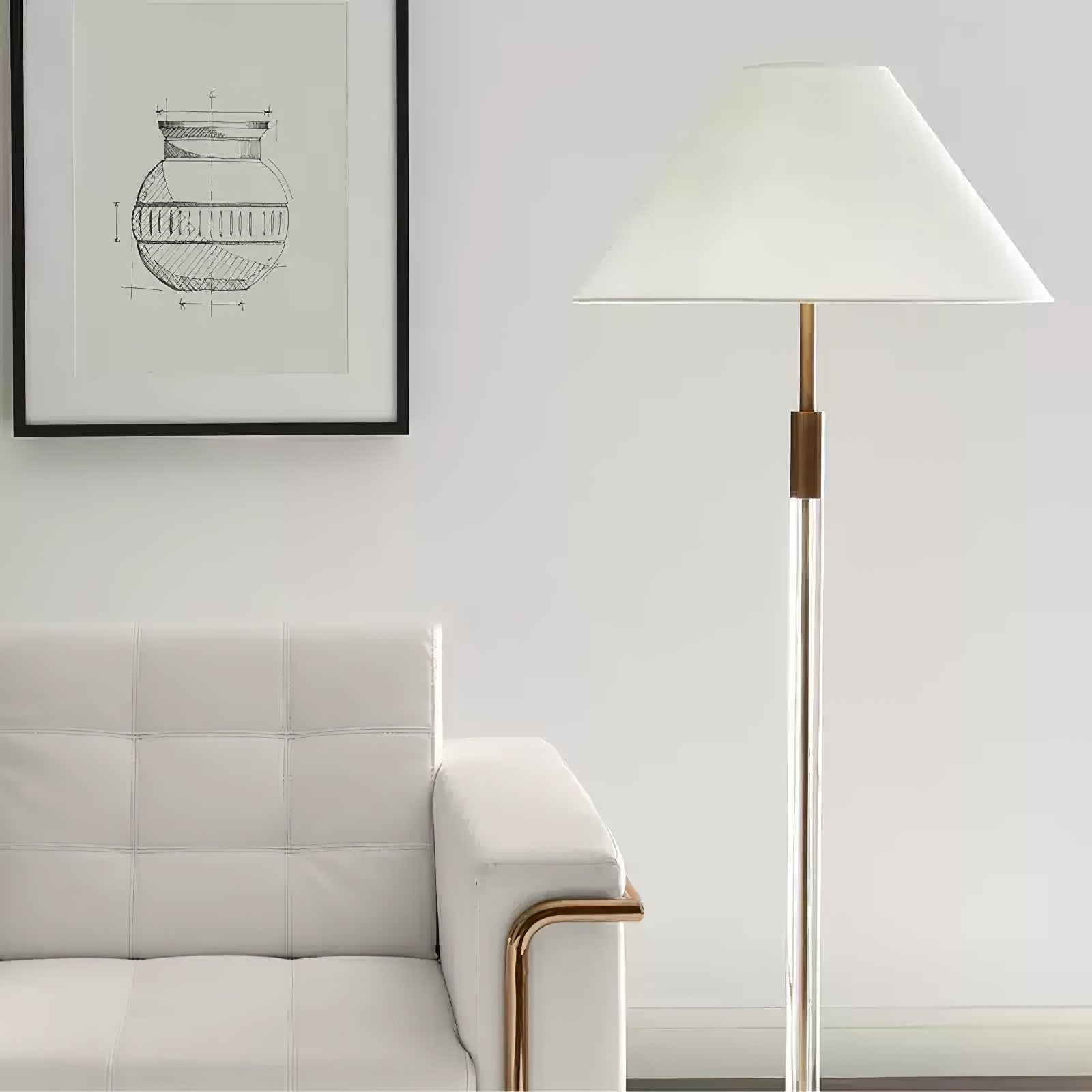 Ralph Acrylic Floor Lamp - Cueteks