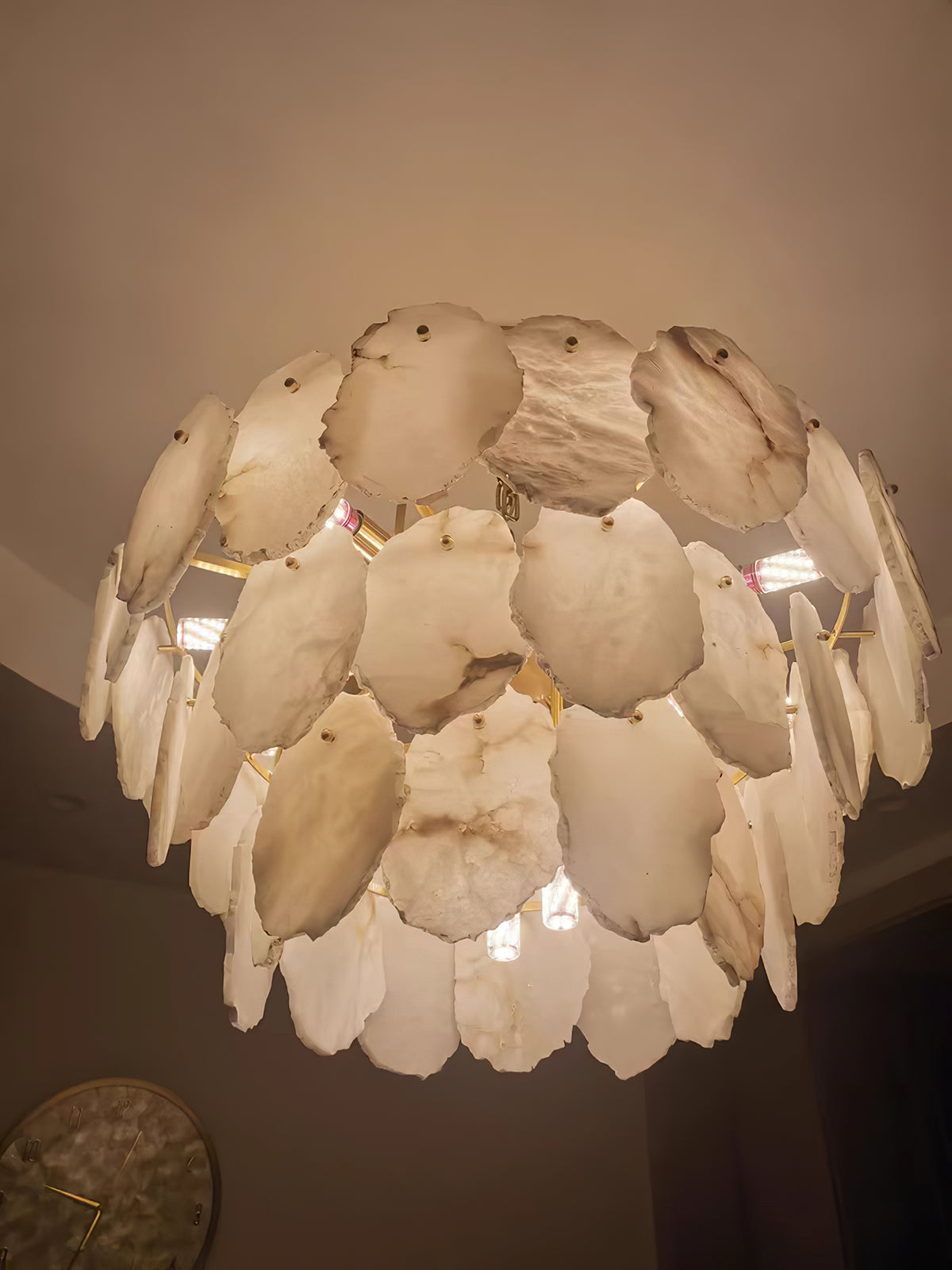 Gloire Luxury Alabaster Chandelier - Cueteks
