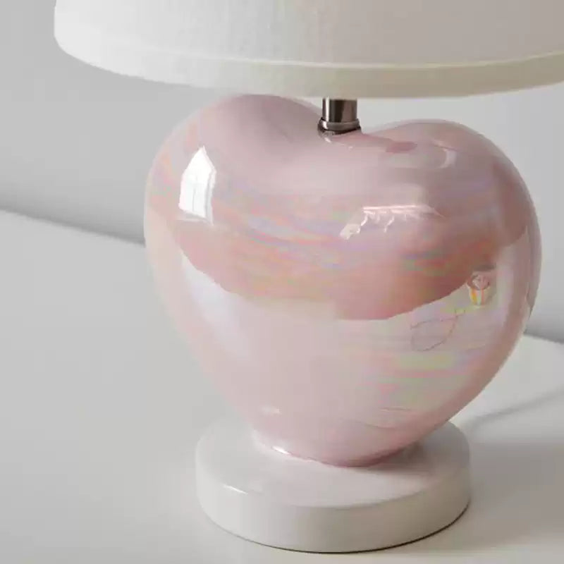 Pearlescent Heart Shape Table Lamp - Cueteks