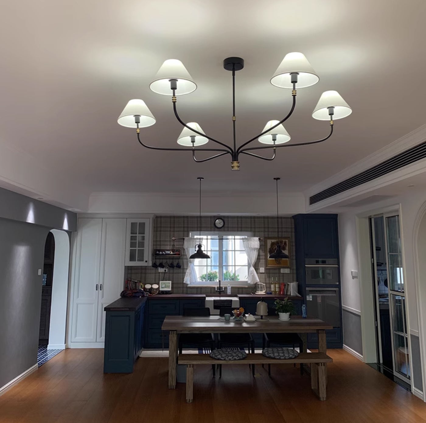 Collins Sunshade Chandelier - Cueteks