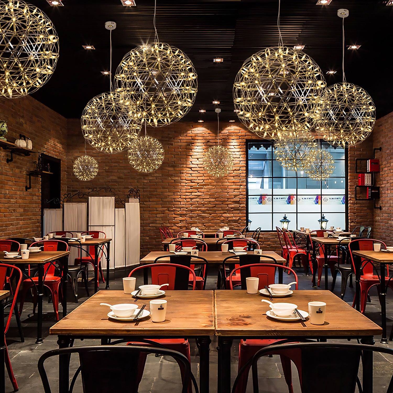 Raimond II Spherical Pendant Lamp - Cueteks
