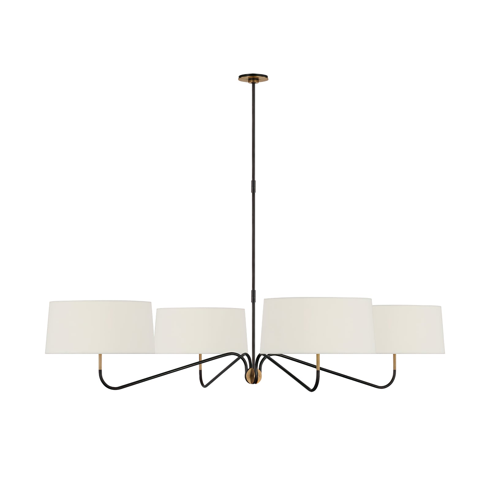 Grande Two-Arm Chandelier - Cueteks