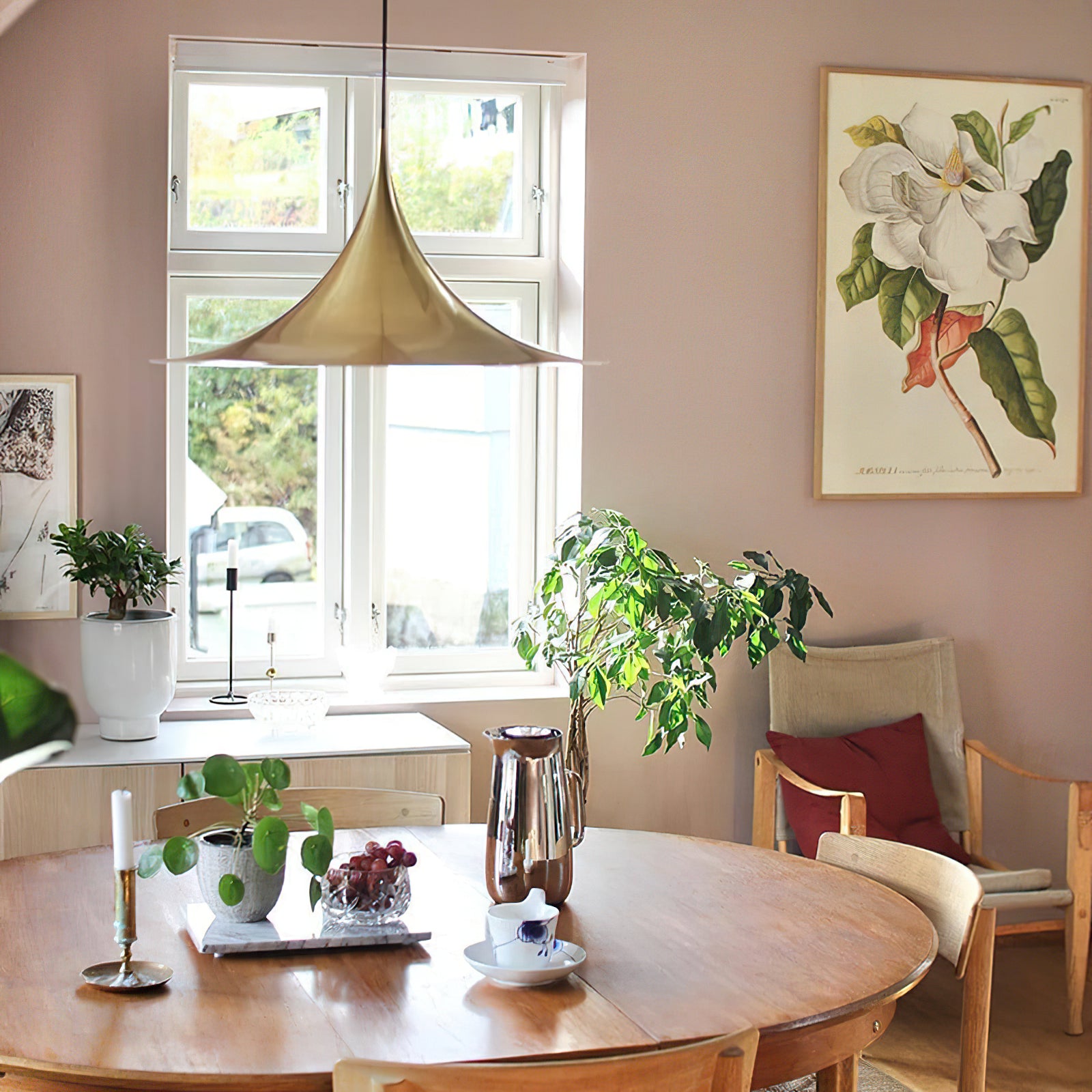 Modern trumpet metal Pendant Lamp - Cueteks