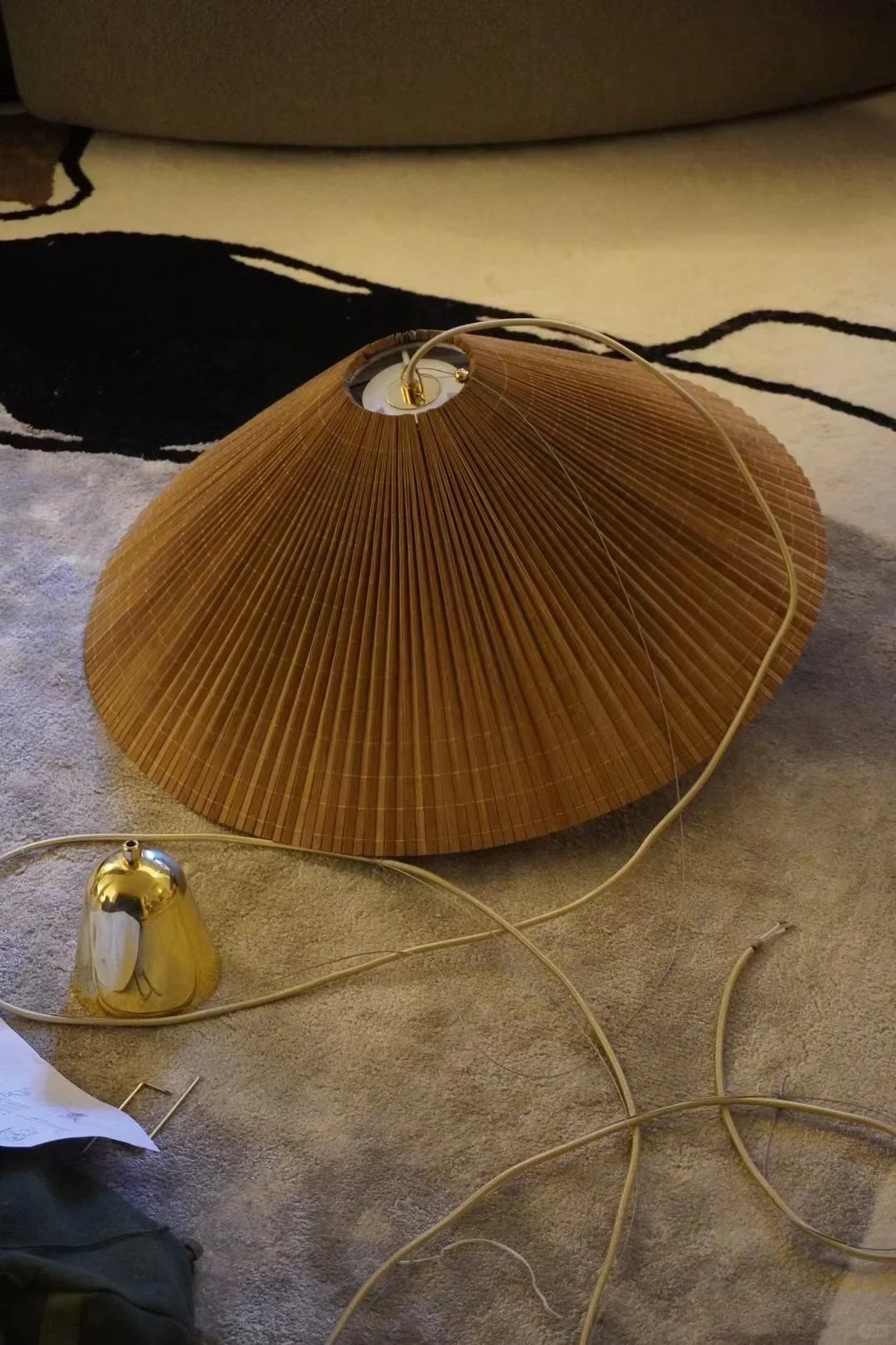 1972 Chinese Hat Chandelier-60cm - Cueteks