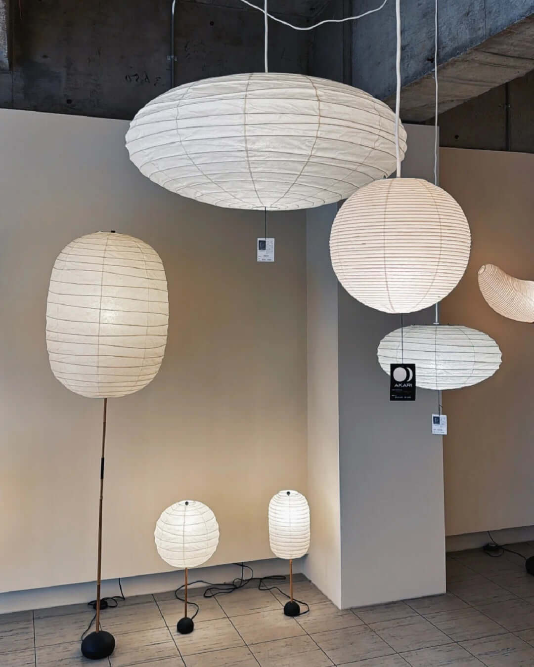 Akari 50EN 70EN Pendant lamp - Cueteks
