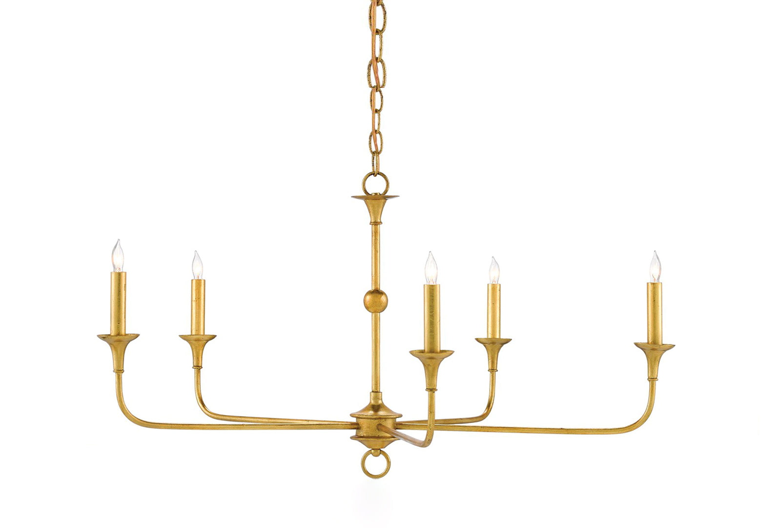 Elongated  Antique Chandelier - Cueteks