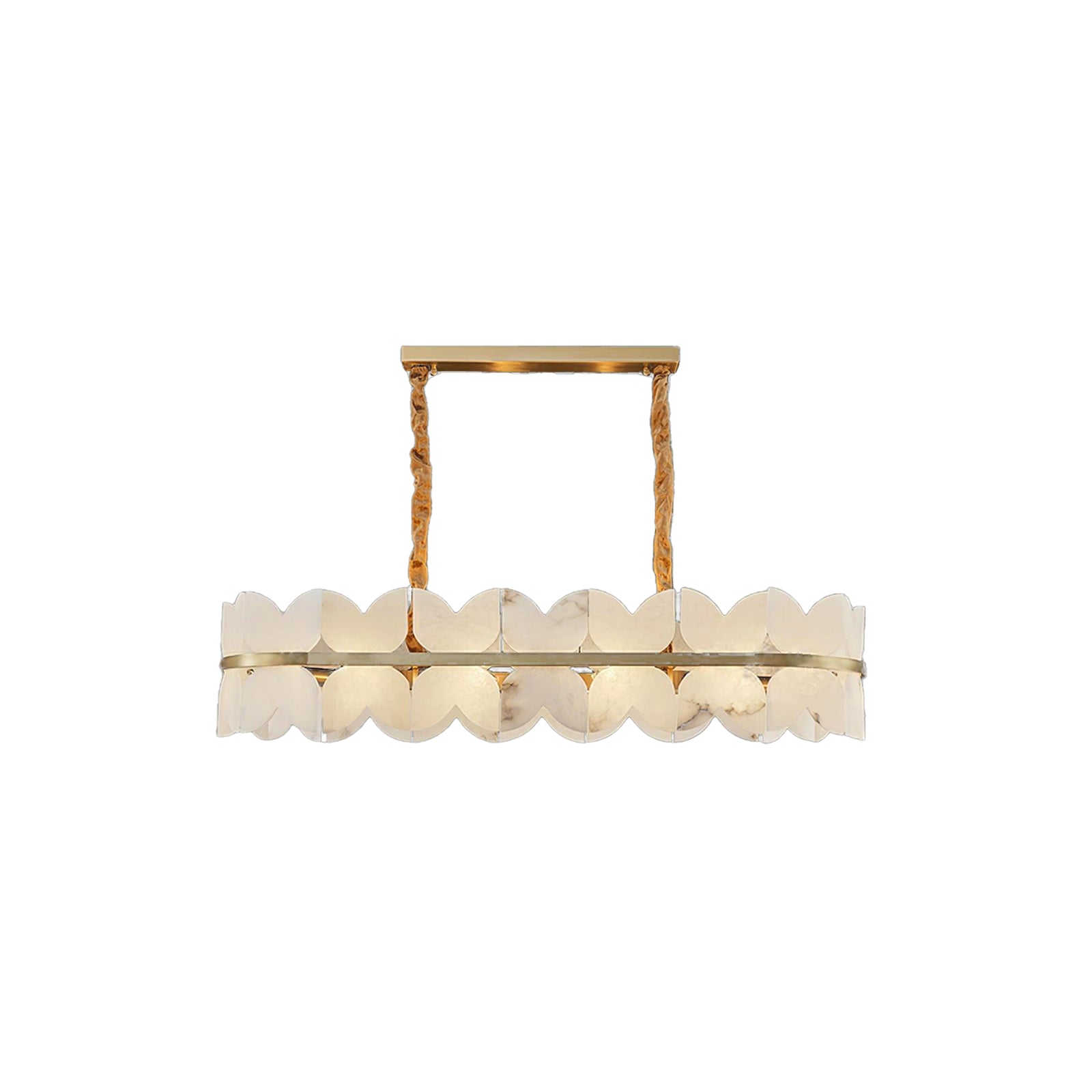Patanga Alabaster Butterfly Chandelier - Cueteks