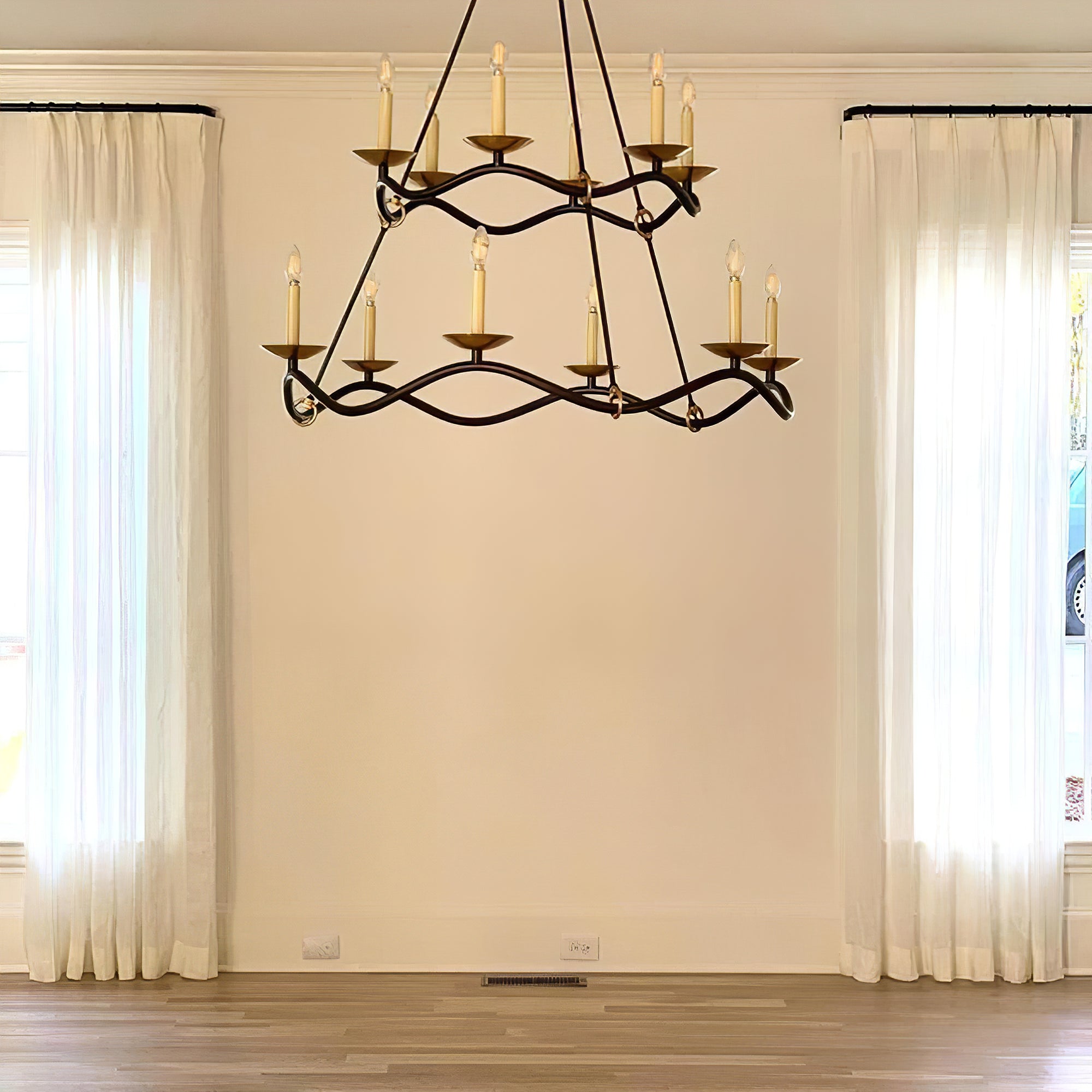 Choros Double Layer Chandelier - Cueteks