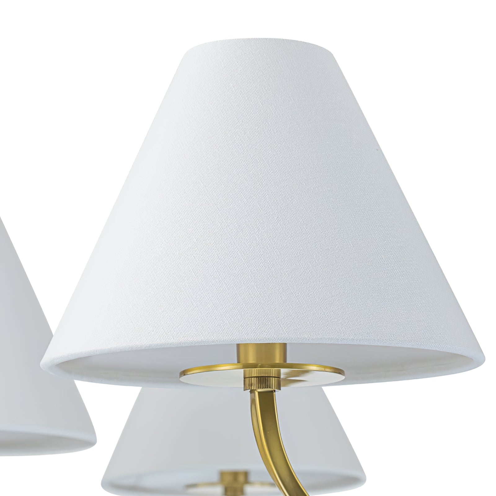 Iron Fabric Shade Chandelier - Cueteks