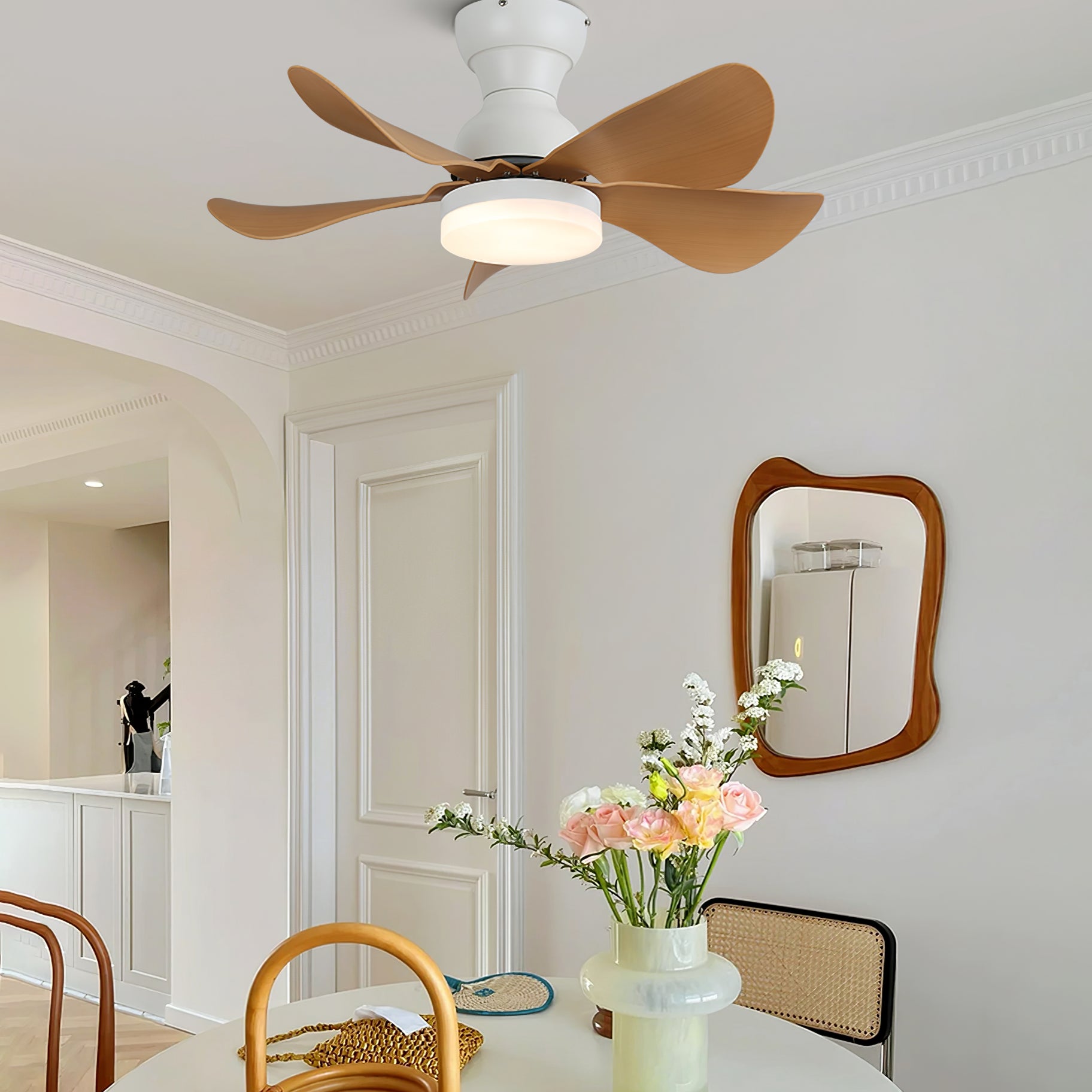 Embedded Five-Blade Fan Light - Cueteks