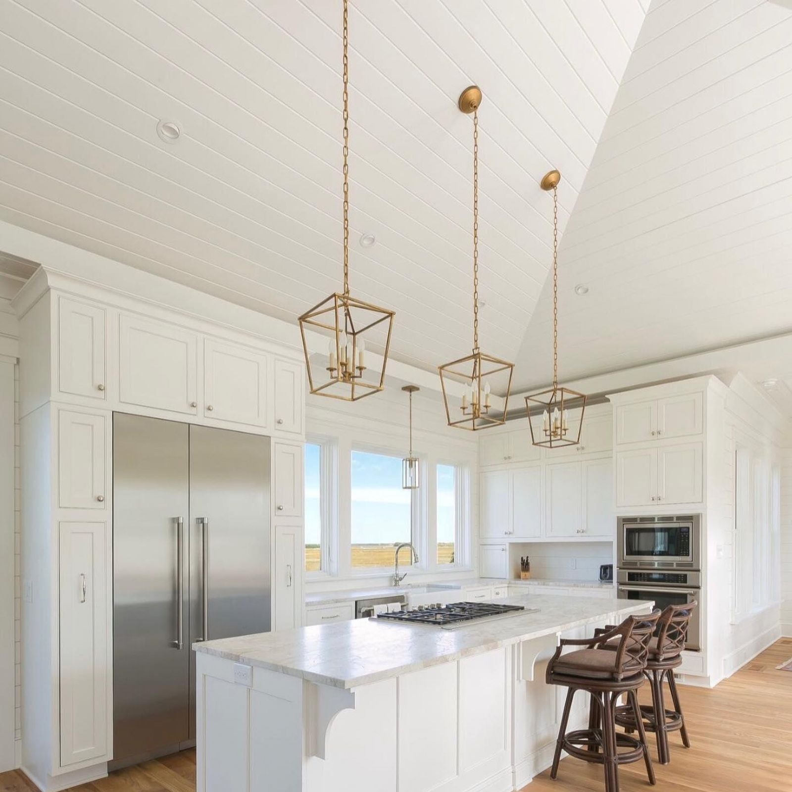 Gold Lantern Pendant Chandelier - Cueteks
