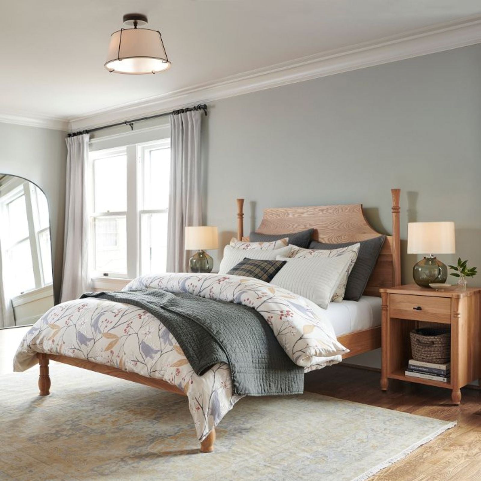 Gold Conical Semi-Flush Lise Ceiling Light - Cueteks