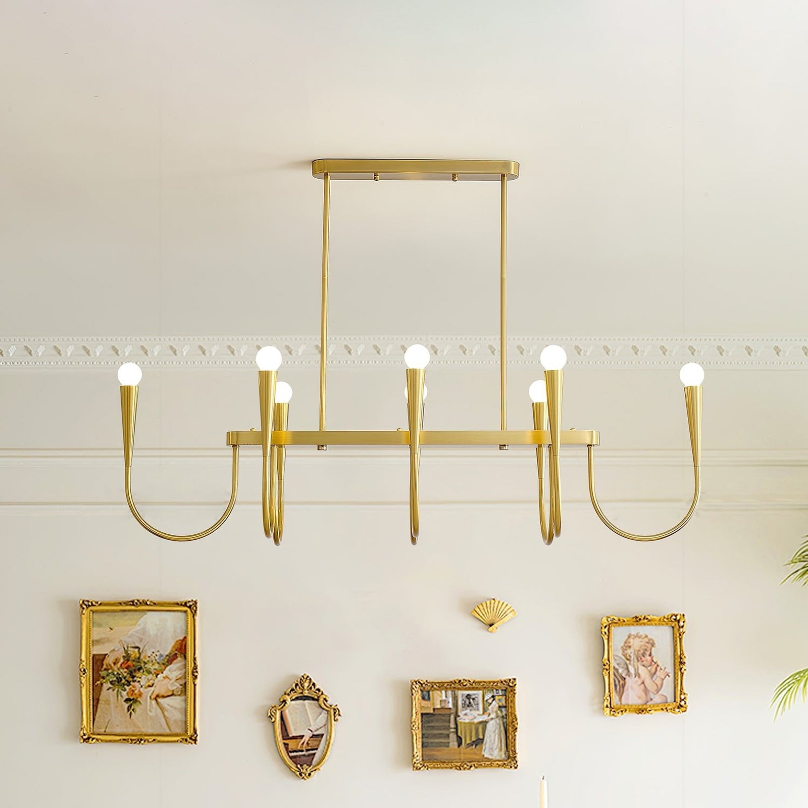 Symphony rectangular chandelier - Cueteks