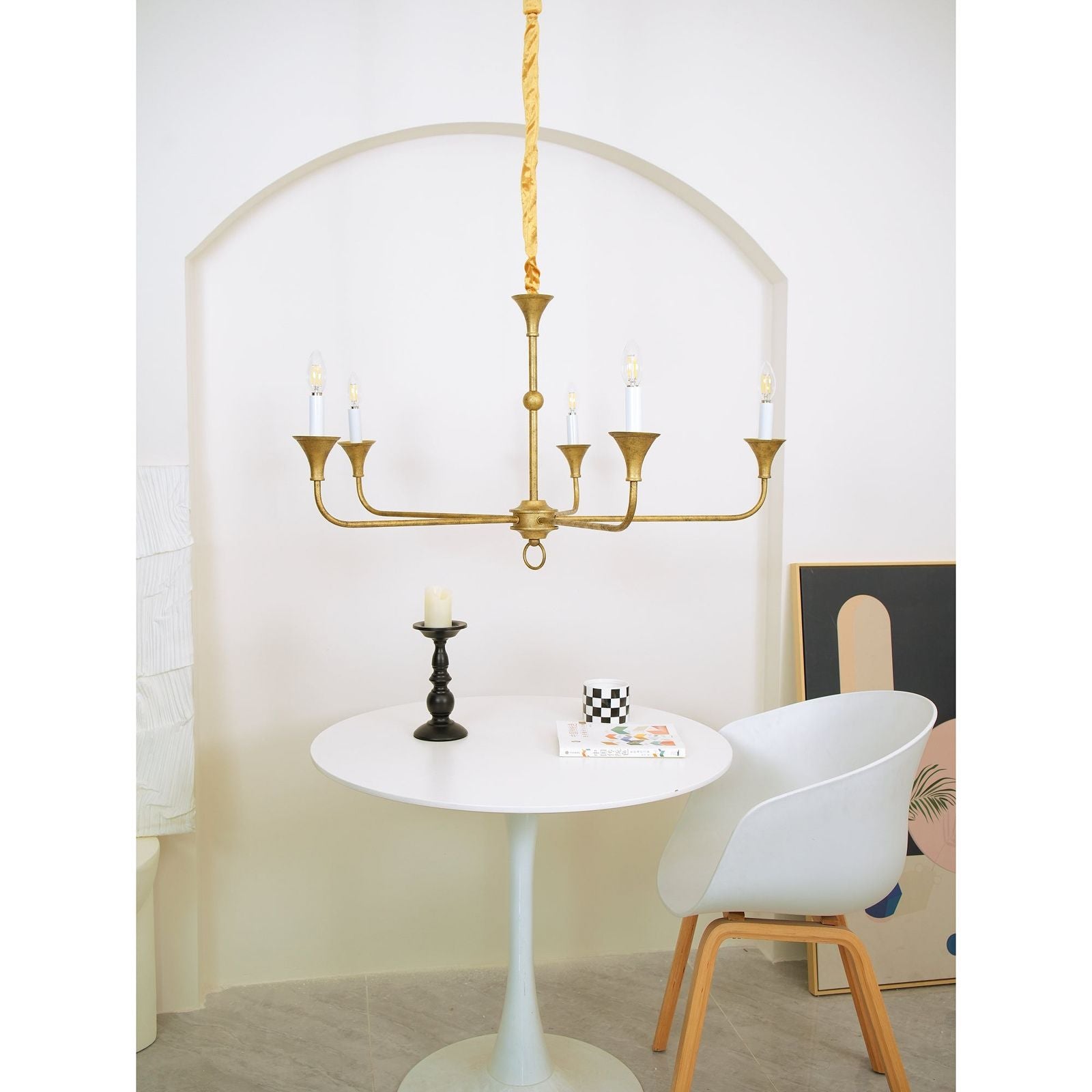Rustic Vintage Cecil Chandelier - Cueteks