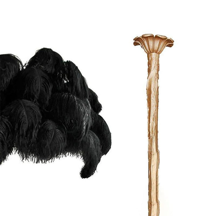 Colorful Ostrich Feather Chandelier - Cueteks