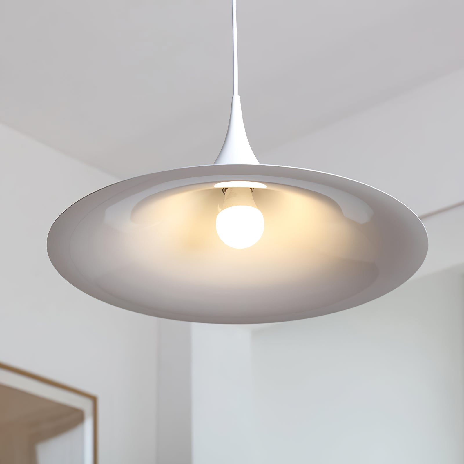 Modern trumpet metal Pendant Lamp - Cueteks
