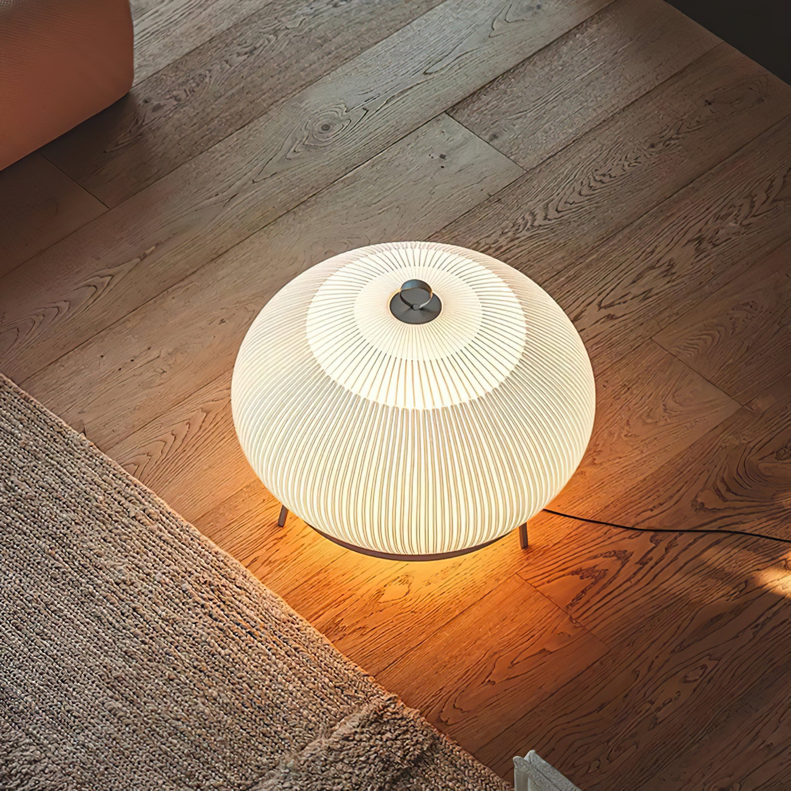 Textured Dome  Lantern Knit Table Lamp - Cueteks