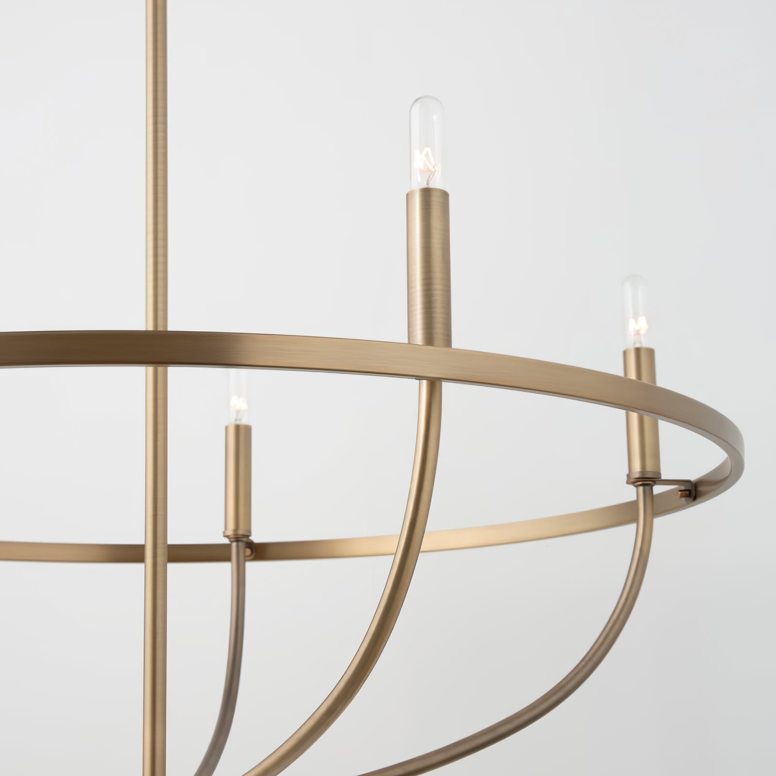 Modern Industrial 12-Light Cage Chandelier - Cueteks