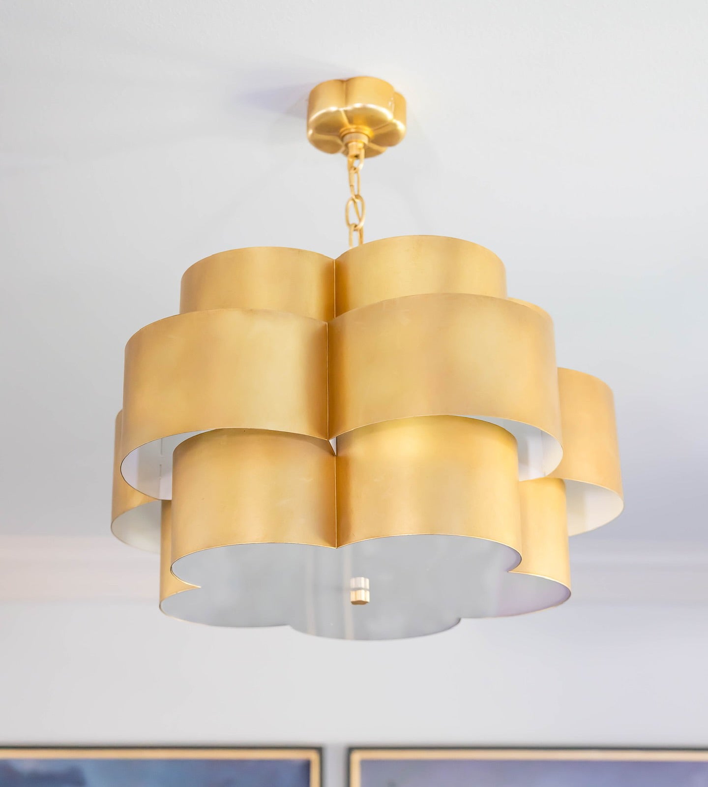 Arabelle Gold Pendant Lamp - Cueteks