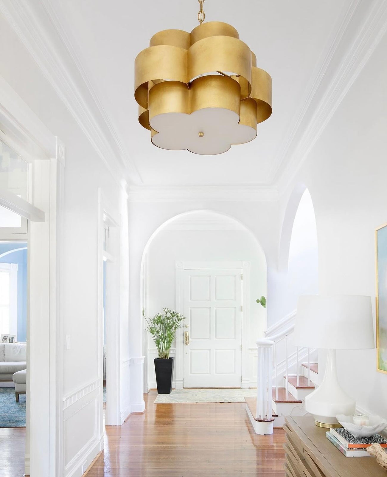 Arabelle Gold Pendant Lamp - Cueteks