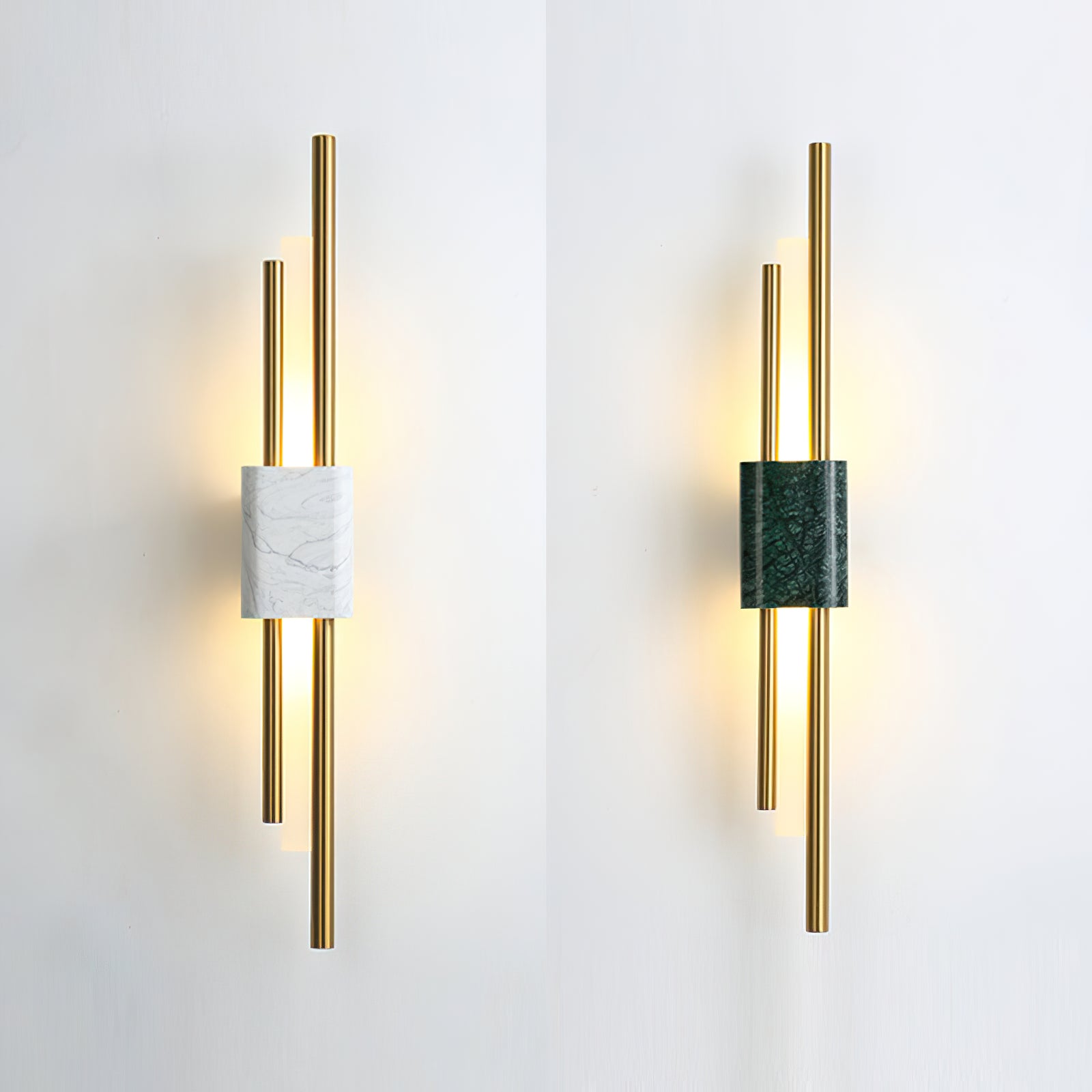 Bert Frank Tanto Marble Linear Wall Light - Cueteks