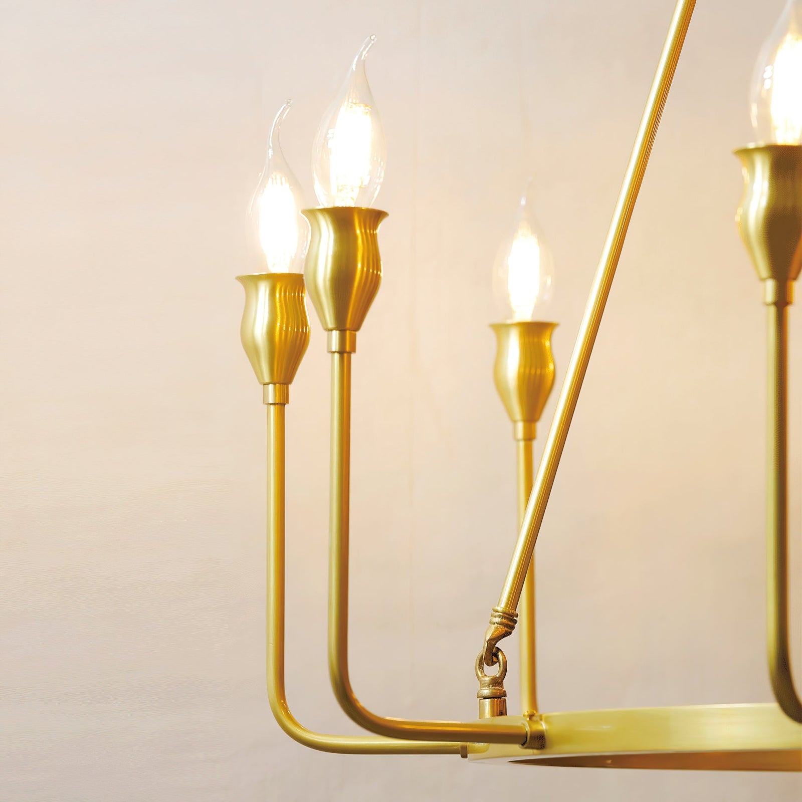 Classic ring candlestick chandelier - Cueteks