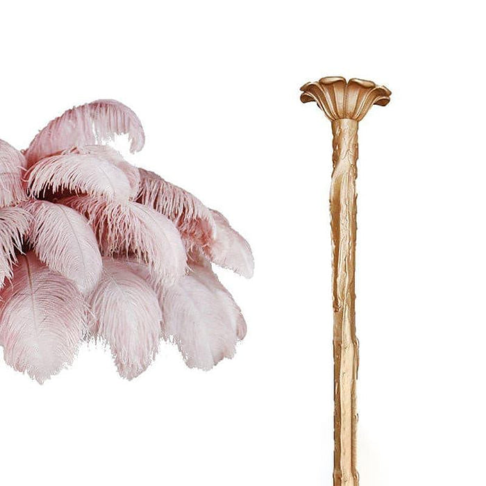 Colorful Ostrich Feather Chandelier - Cueteks