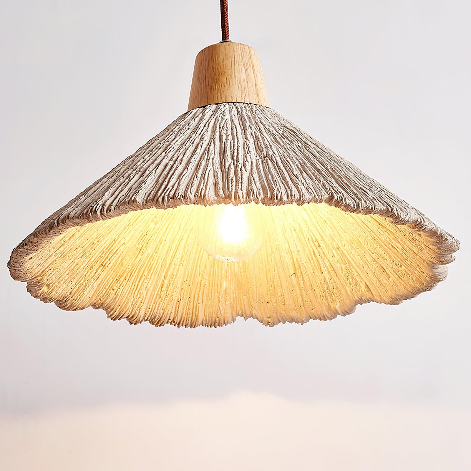 Vintage Textured Wood Wall Lamp - Cueteks