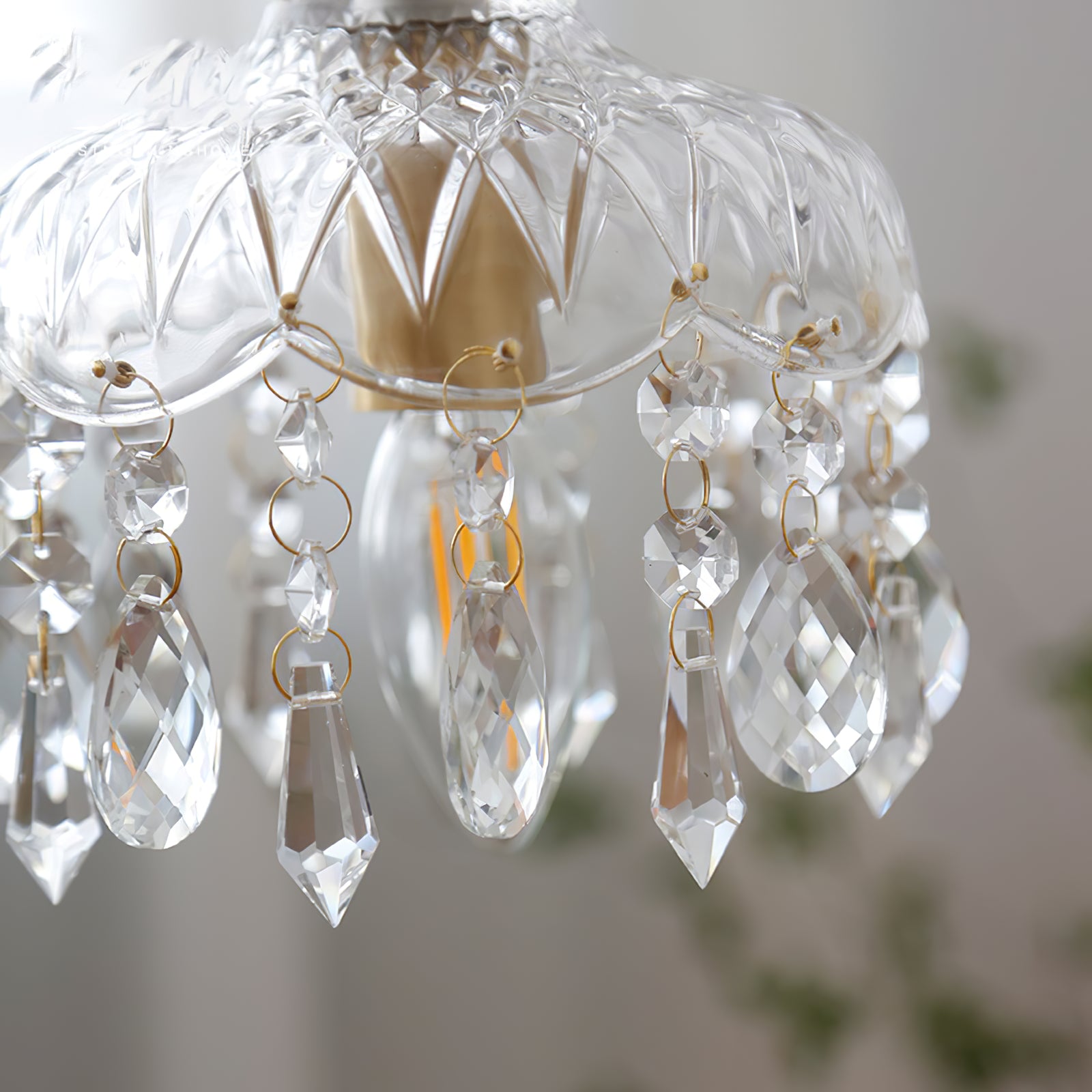 Handcrafted Crystal Chandelier - Cueteks