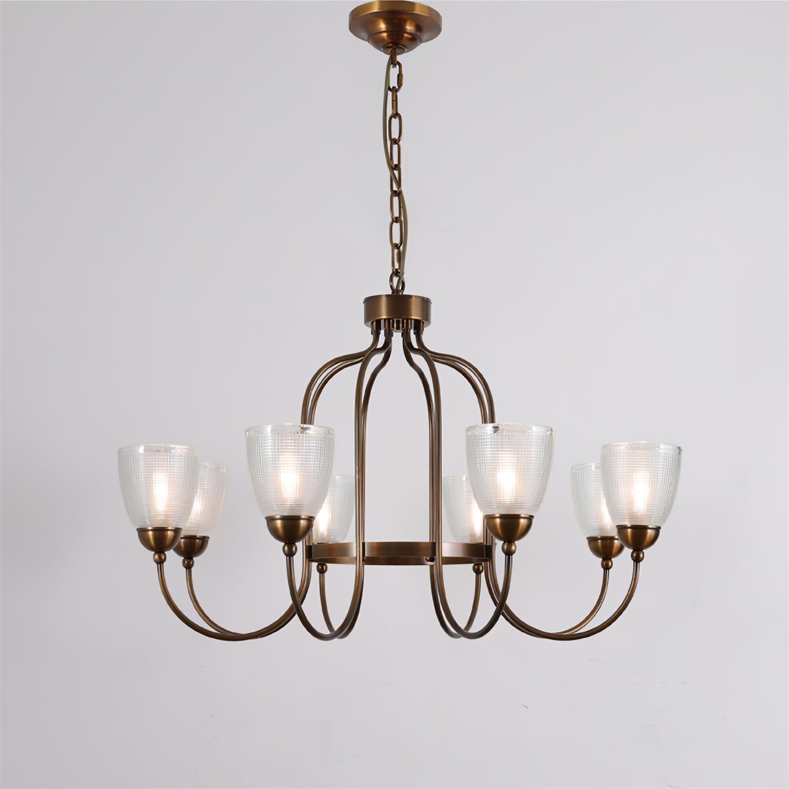Meruna 6-light chandelier - Cueteks