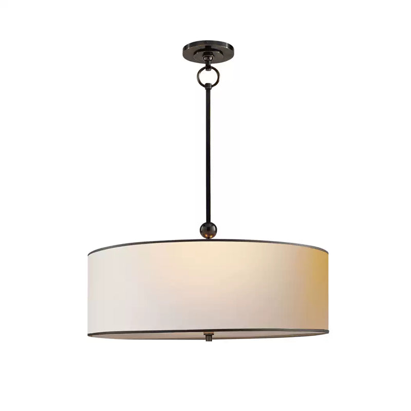 Reed Simple Drum Shade Pendant Light - Cueteks
