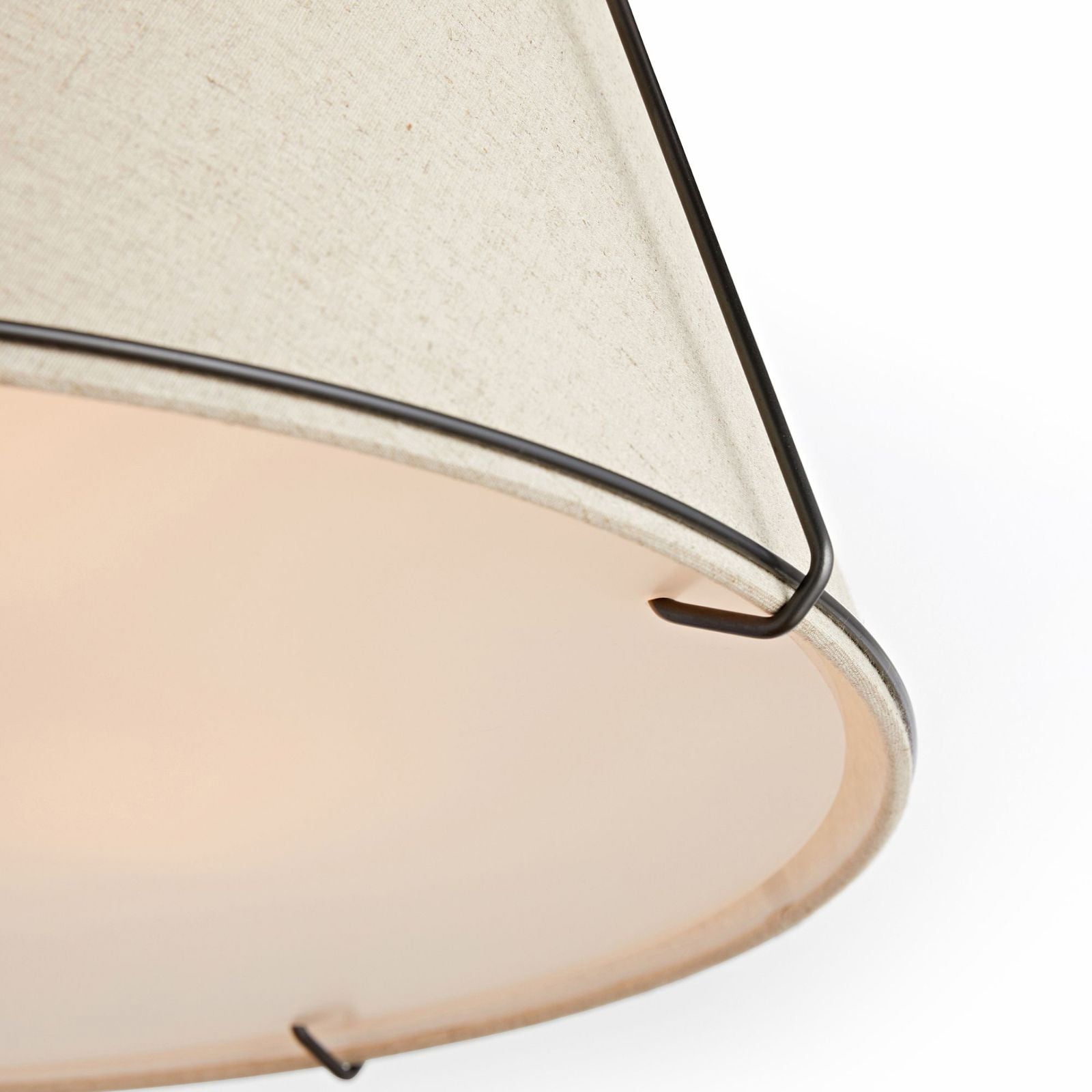 Gold Conical Semi-Flush Lise Ceiling Light - Cueteks