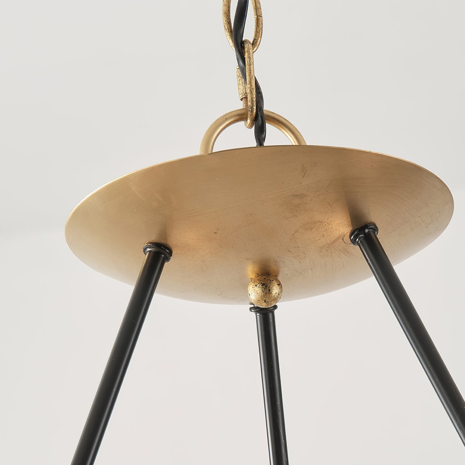 Wavy Arm Candle Chandelier - Cueteks