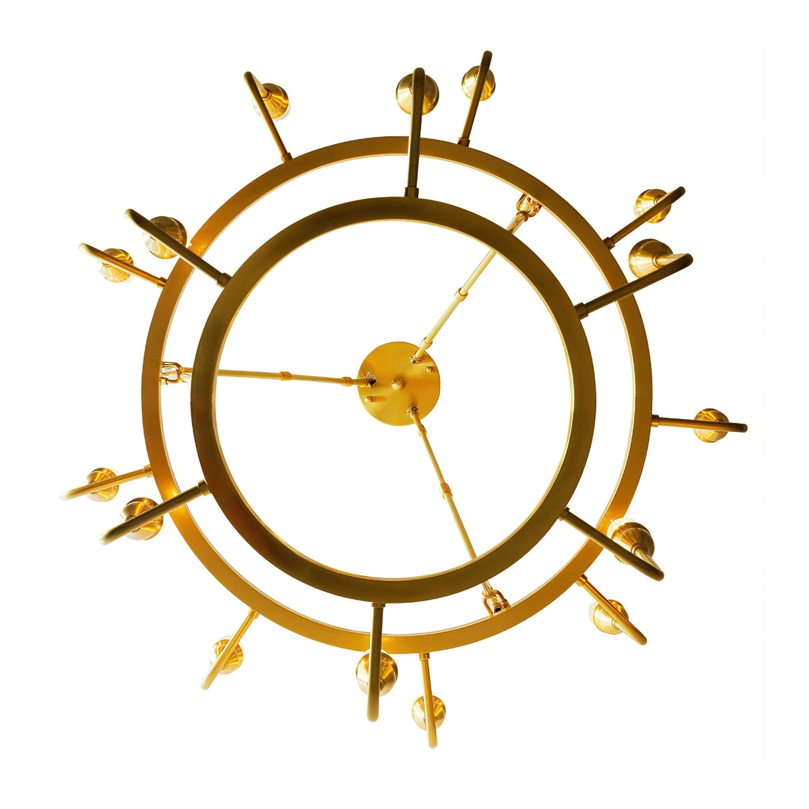 Classic ring candlestick chandelier - Cueteks