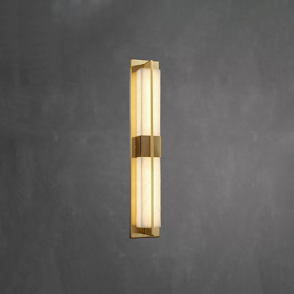 Polished Brass Lumina Outdoor Wall Lamp - Cueteks