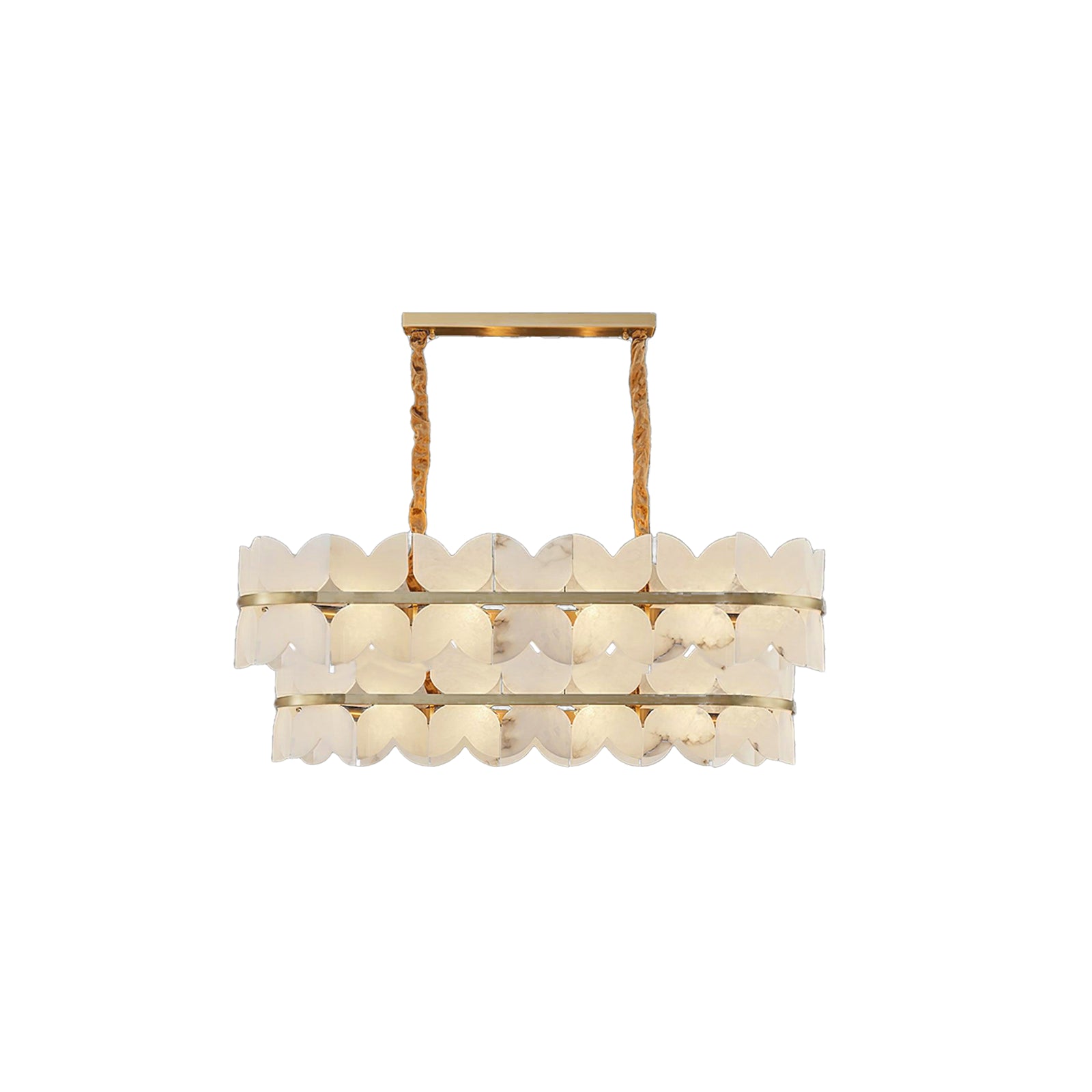 Patanga Alabaster Butterfly Chandelier - Cueteks