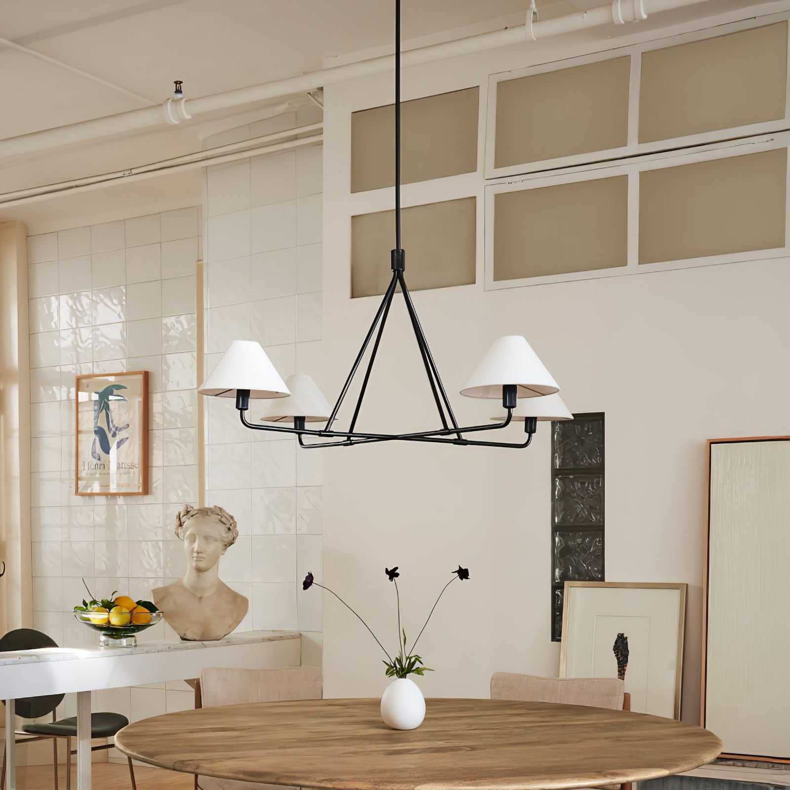 Black Beatrix Chandelier - Cueteks