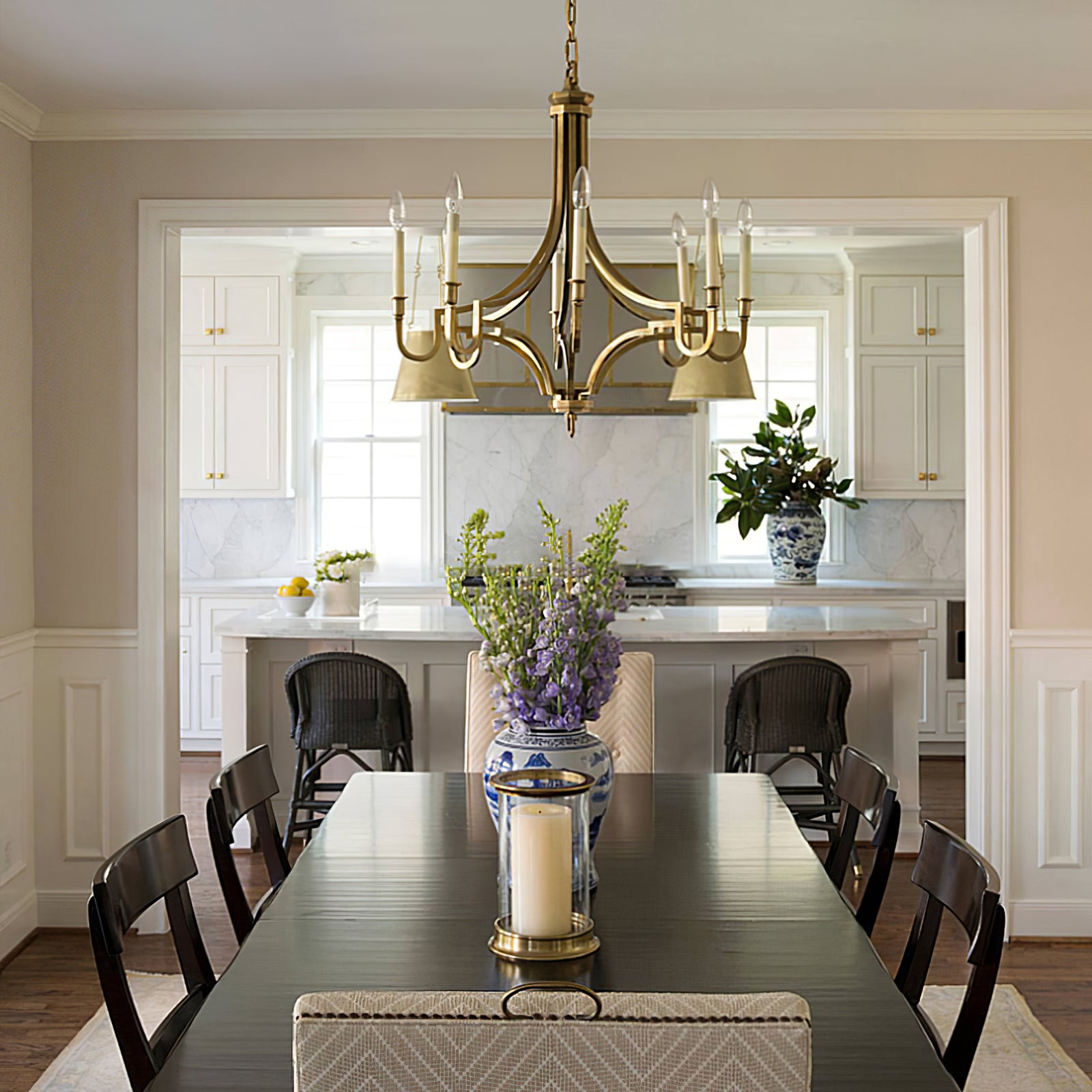 Luxury Gold Candle-Style Mykonos Chandelier - Cueteks
