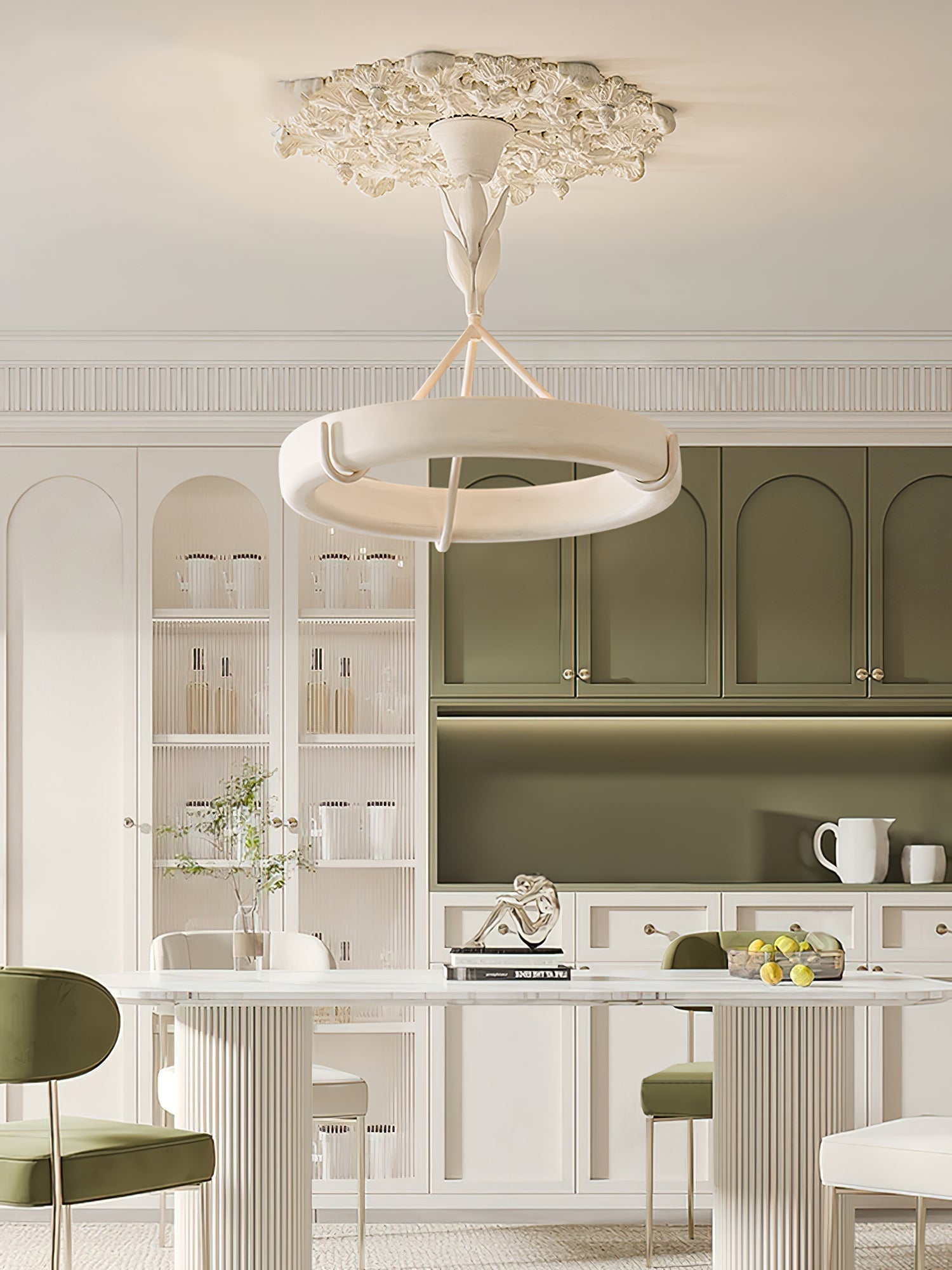 Tinsley Plaster Pendant Lamp - Cueteks