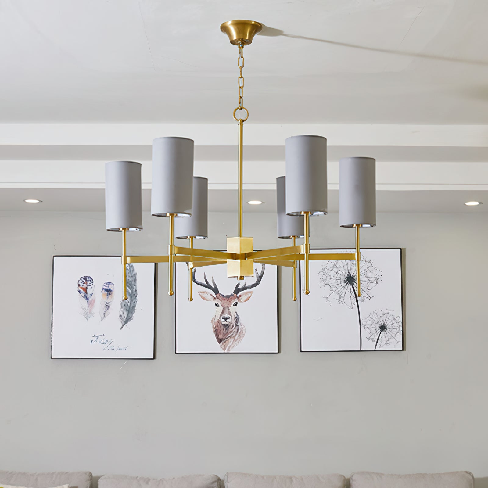 Silk Stem Chandelier - Cueteks