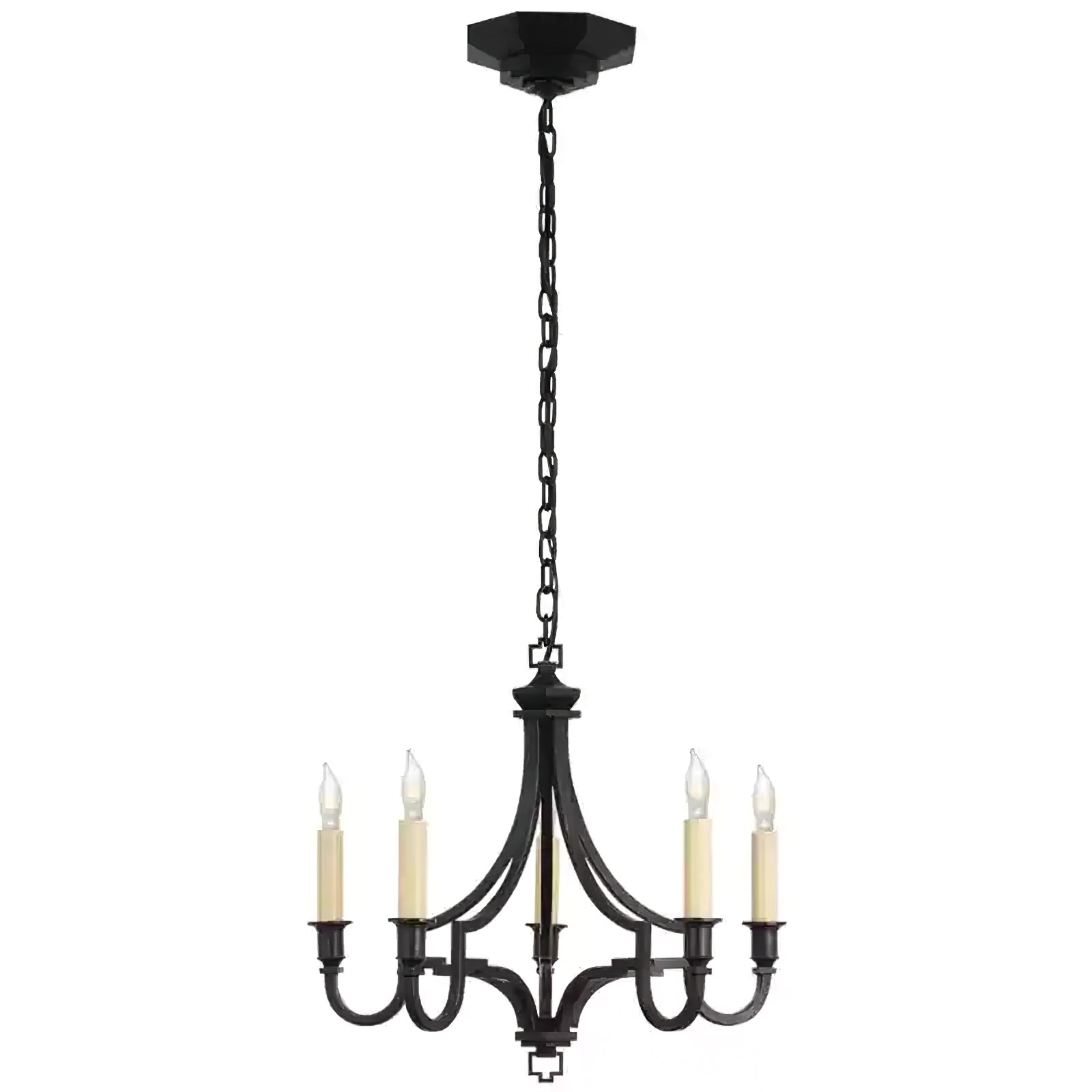 Luxury Gold Candle-Style Mykonos Chandelier - Cueteks