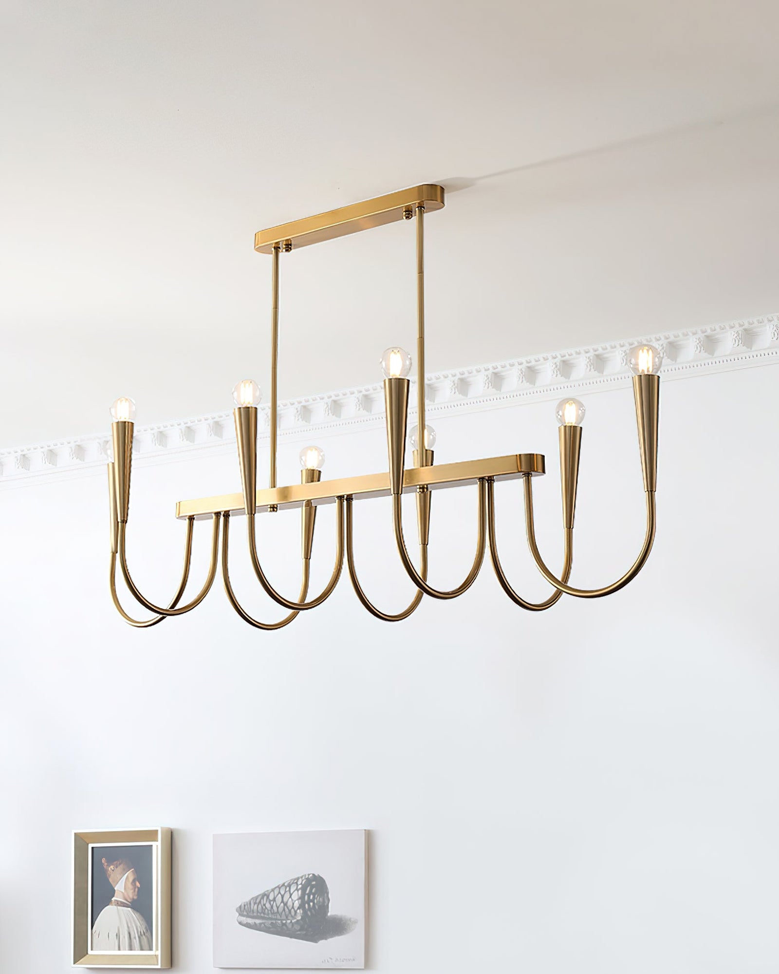 Symphony rectangular chandelier - Cueteks