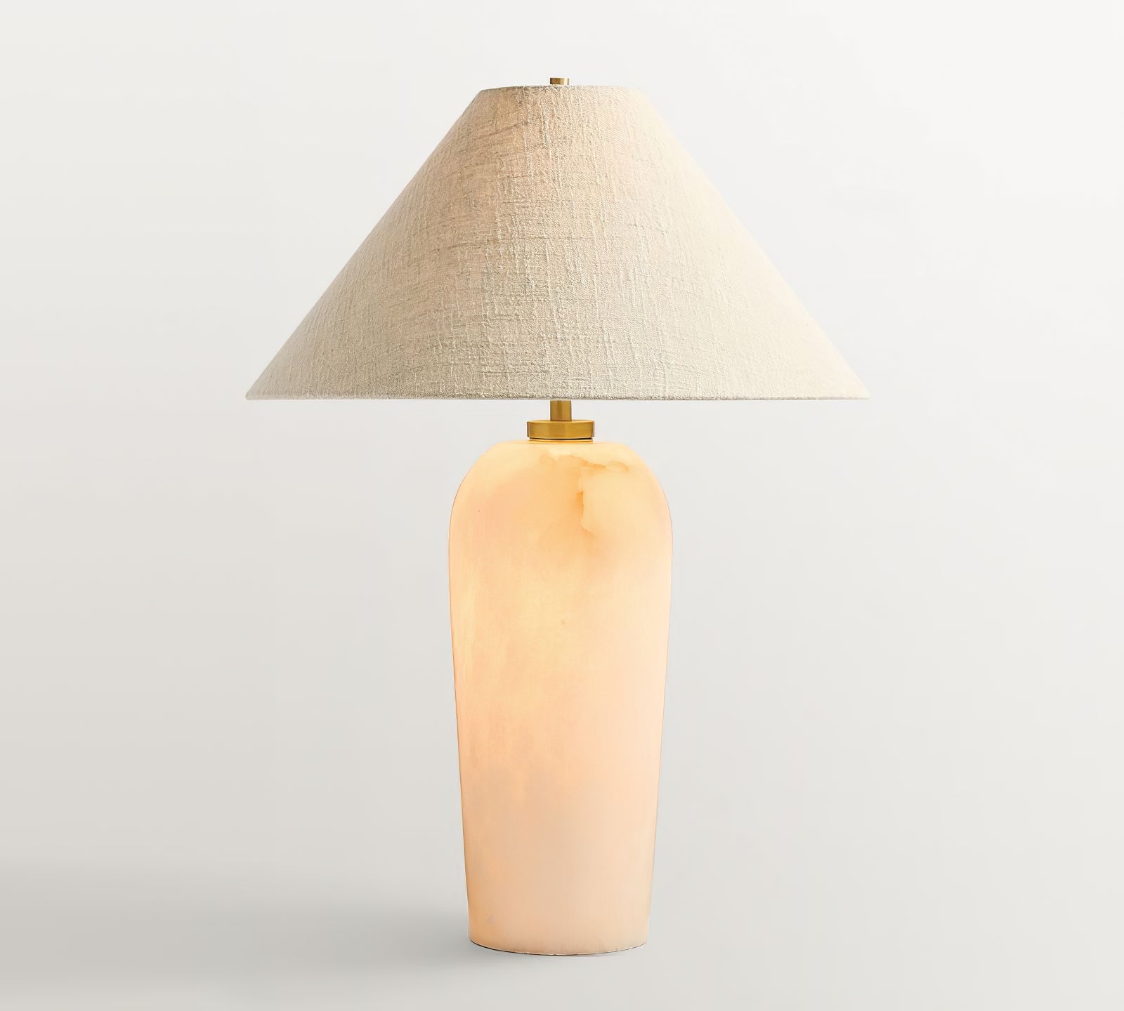 Carter Natural Stone Shade Table Lamp - Cueteks